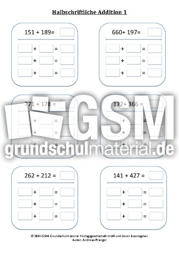 A-Blätter Halbschriftliche Addition 1.pdf